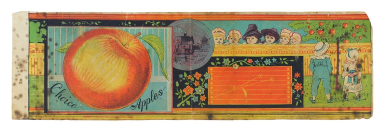 Item #8845 Apple Crate Label. Anonymous.